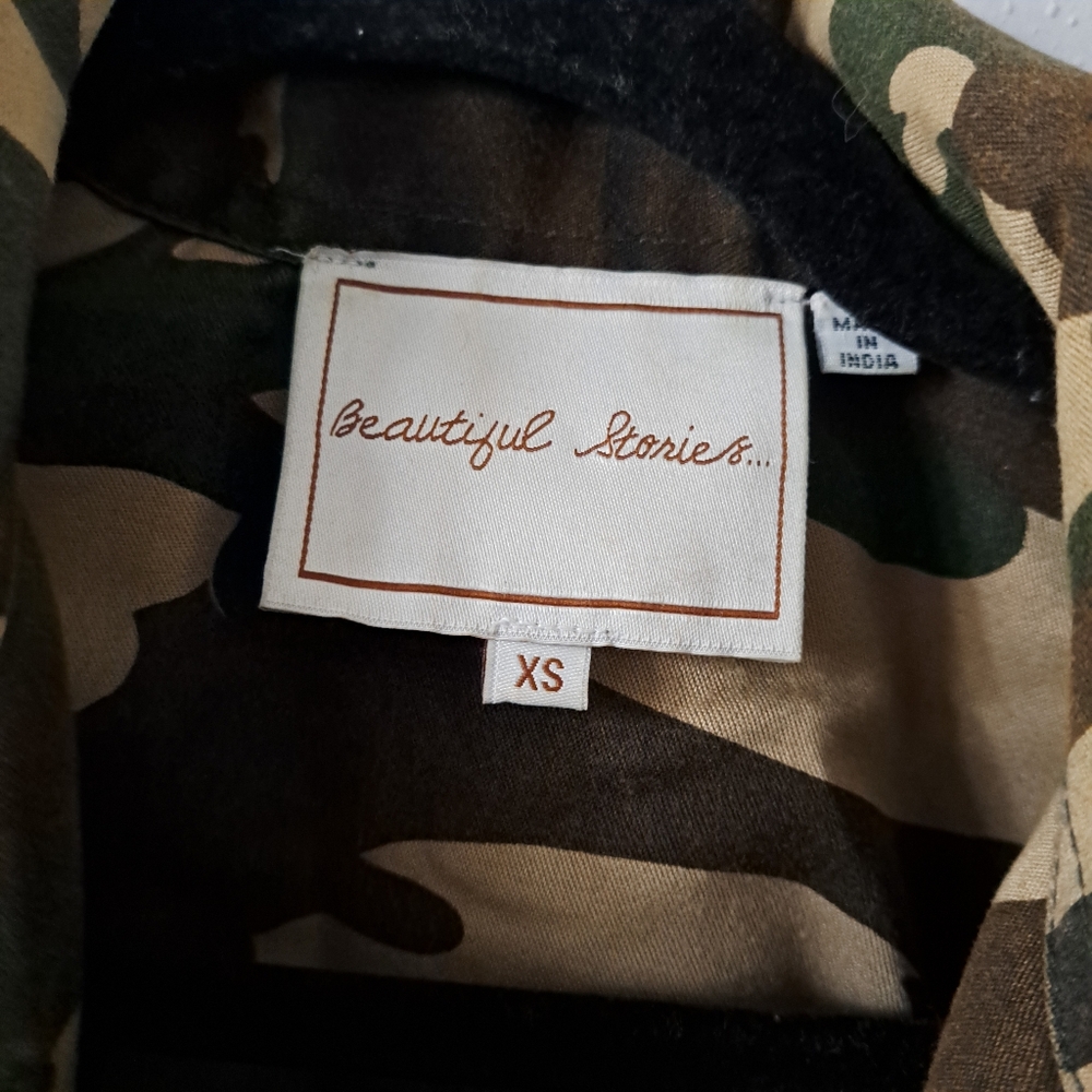 Beautiful Stories Embellished Camo Jacket - Picture 3 of 5